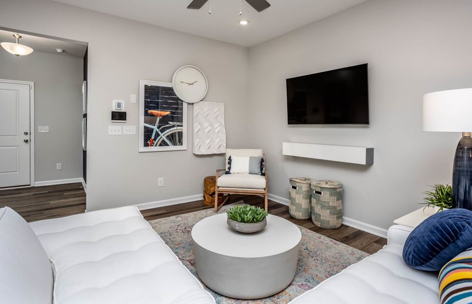 Representative furnished interior of a home built from the Hemingway by Pulte Homes in Adam's Preserve, Fairview (Image 20).