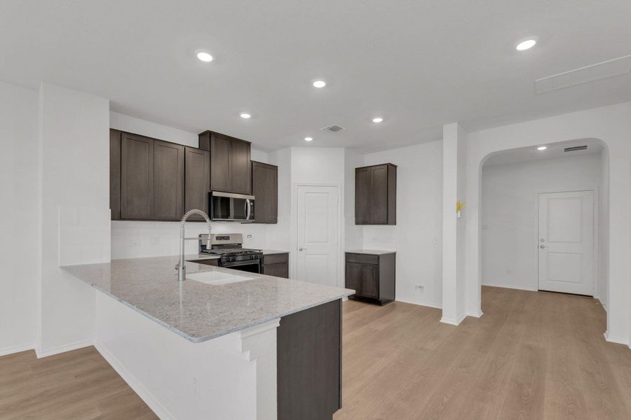 Furnished interior view inside a new home in Salerno - Heritage Collection, Round Rock (Image 11).