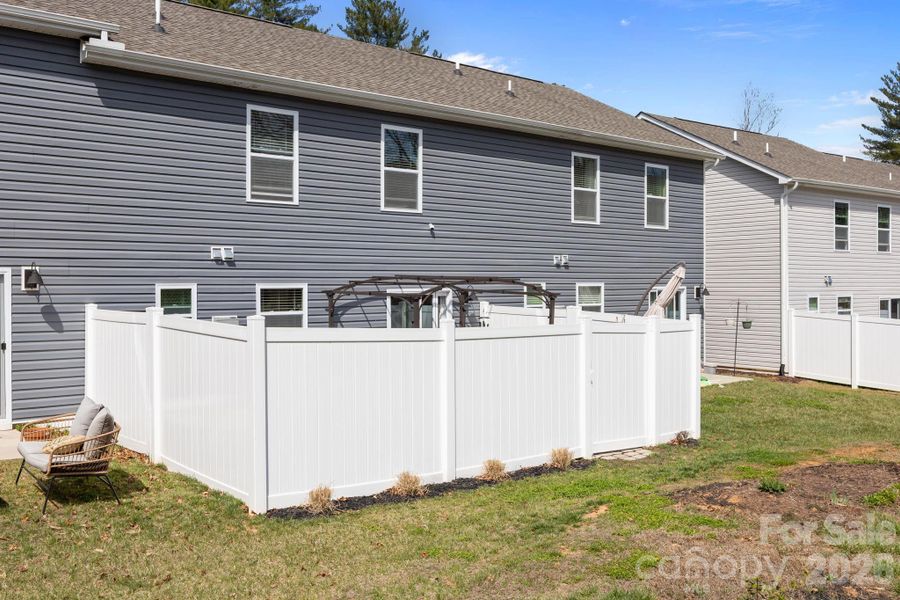 Exterior details and patio area of a home in , Candler (Image 20). Exterior details and patio area of a home in , Candler (Image 20).