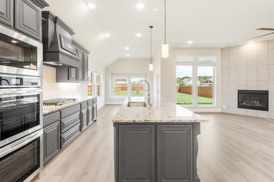 Furnished interior view inside a new home in Parks of Aledo, Aledo (Image 9).