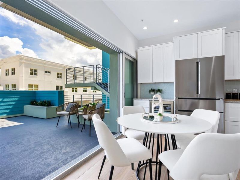 Furnished interior view inside a new home in , Sarasota (Image 17).