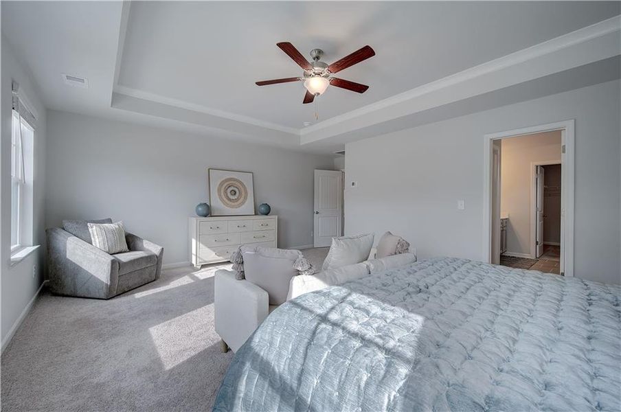 Furnished interior view inside a new home in Burchwood, Stockbridge (Image 18).