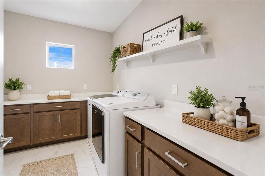 Furnished interior view inside a new home in Weslyn Park at Sunbridge, St. Cloud (Image 42).
