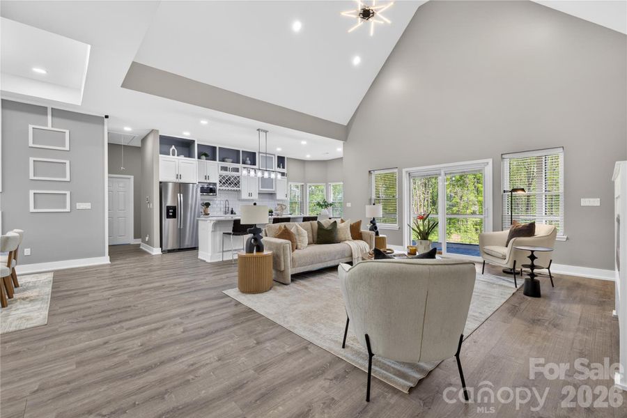 Furnished interior view inside a new home in , Bessemer City (Image 27).