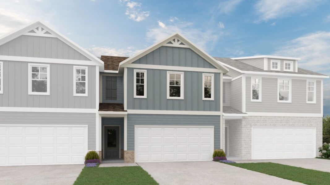 Representative exterior photo of a completed home built from the The Waldorf by Direct Residential Communities in Creekside Village Phase II, Lithonia, GA (Image 5). Representative exterior photo of a completed home built from the The Waldorf by Direct Residential Communities in Creekside Village Phase II, Lithonia, GA (Image 5).