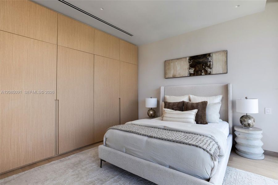 Furnished interior view inside a new home in , Miami Beach (Image 39).