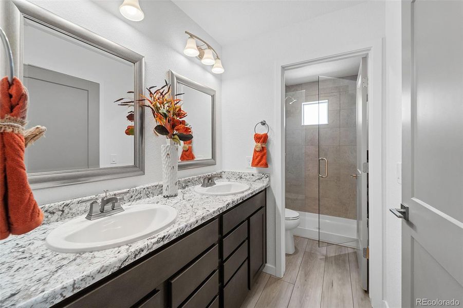 Furnished interior view inside a new home in , Colorado Springs (Image 6).