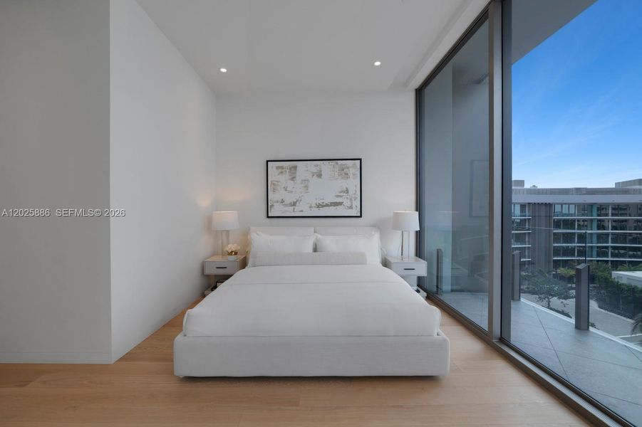 Furnished interior view inside a new home in , Miami (Image 13).