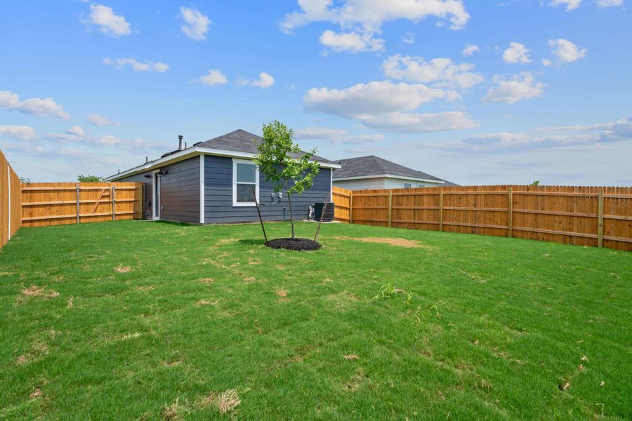 View of yard with a fenced backyard View of yard with a fenced backyard