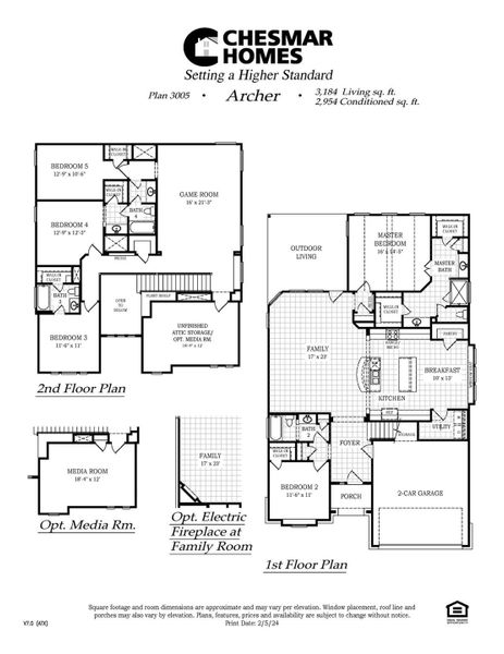 View of home floor plan