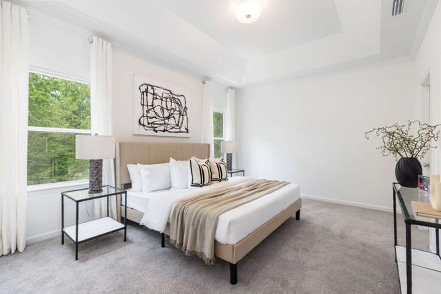 Representative furnished interior of a home built from the Abington by True Homes in Westbrook Falls, Colfax (Image 12).