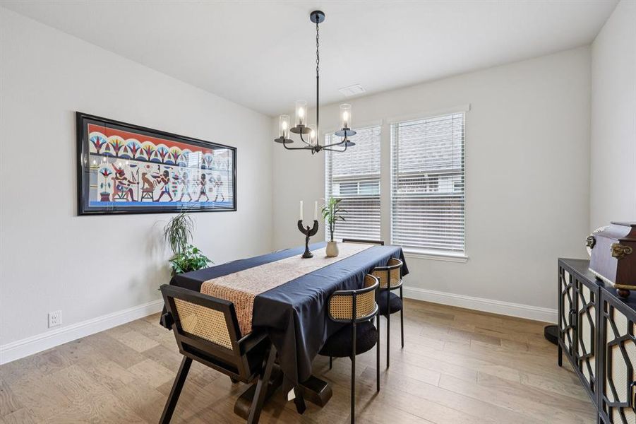 Furnished interior view inside a new home in Glenwood Meadows, Denton (Image 27).