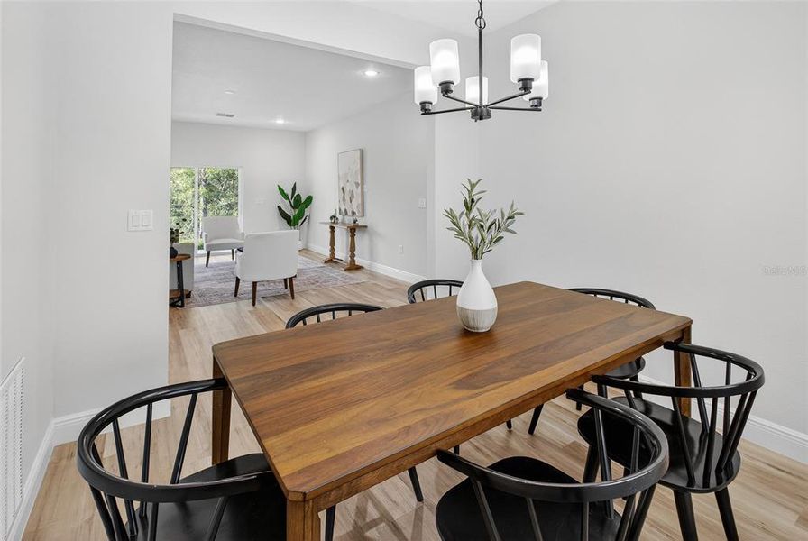 Furnished interior view inside a new home in , Ocala (Image 10).