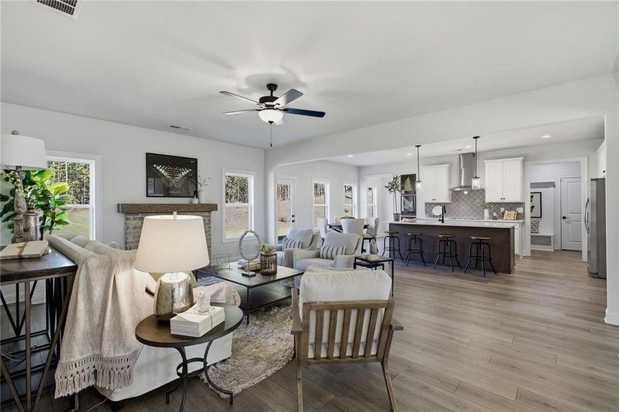 Furnished interior view inside a new home in , Ellenwood (Image 20).