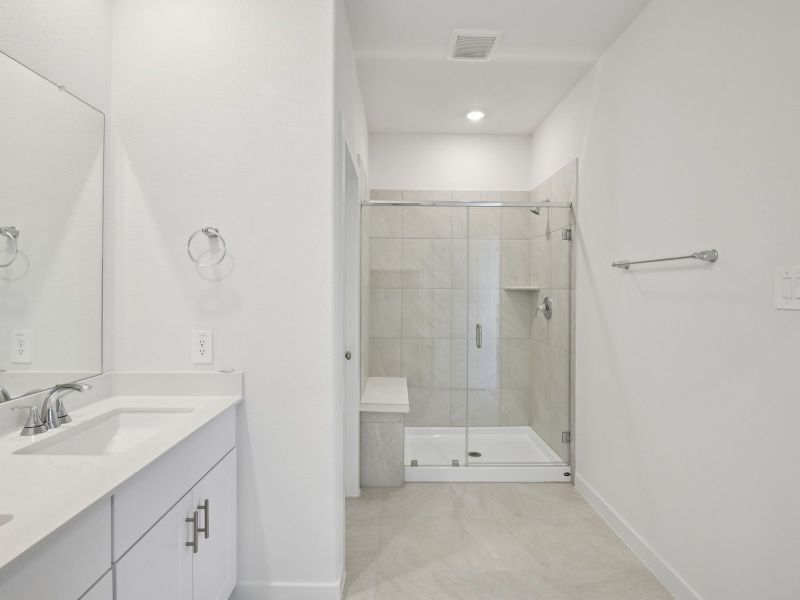 Furnished interior view inside a new home in Spring Brook Village - City Series, Houston (Image 9).