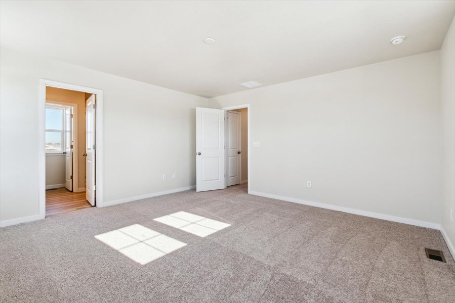 A room with white walls.