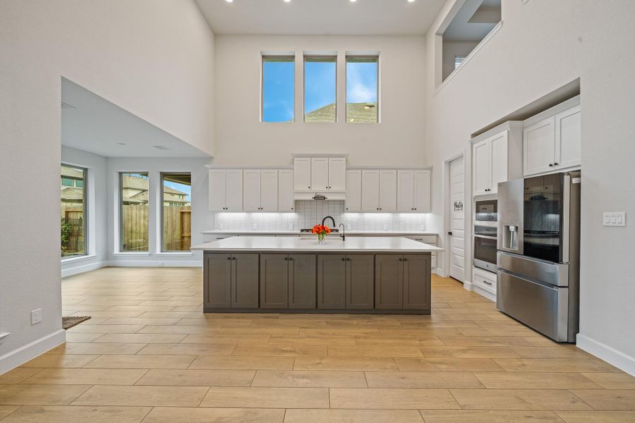 Furnished interior view inside a new home in , Brookshire (Image 8).