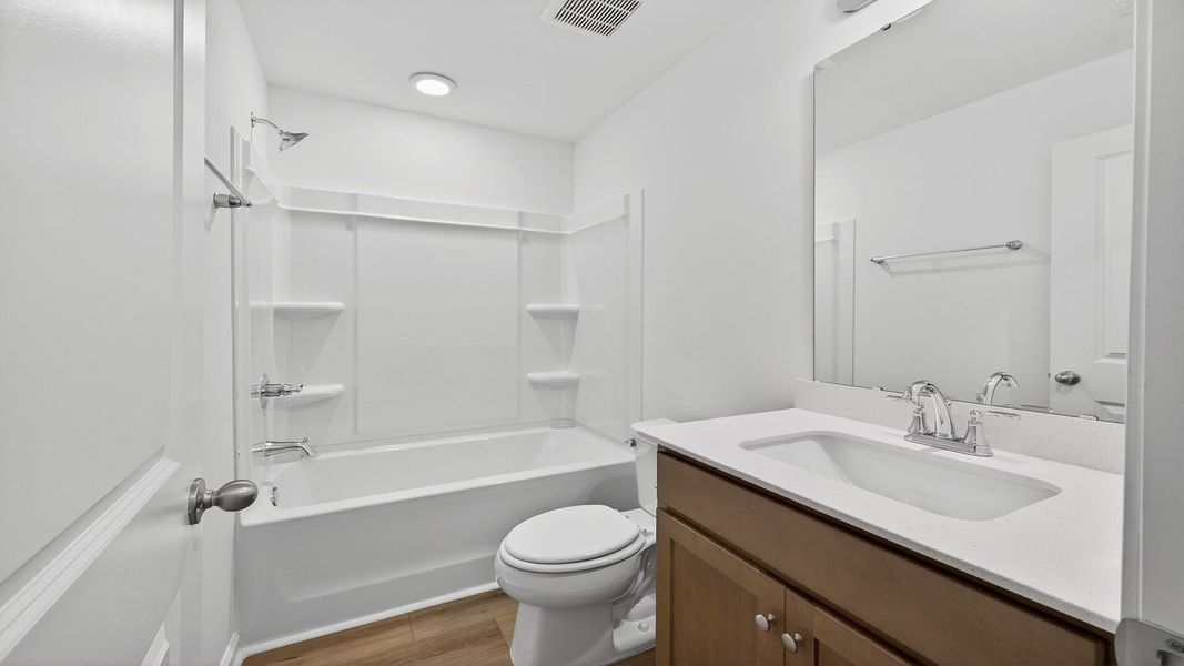 Furnished interior view inside a new home in Clear Springs Townhomes, North Charleston (Image 6).