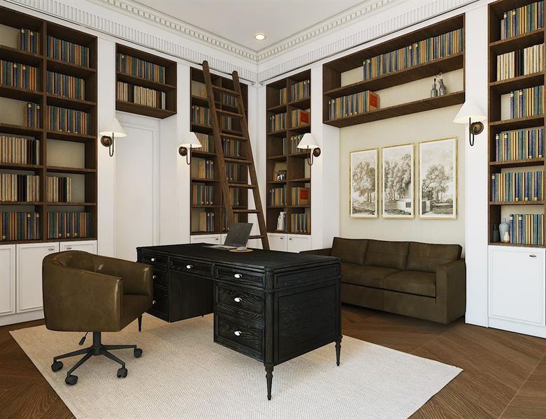 Furnished interior view inside a new home in , Dallas (Image 9).