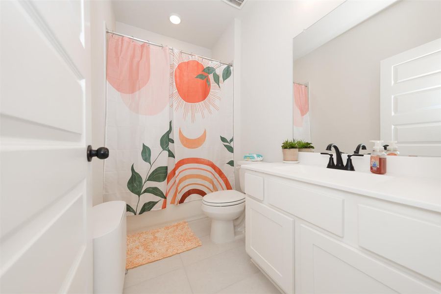 Furnished interior view inside a new home in Elyson, Katy (Image 19).