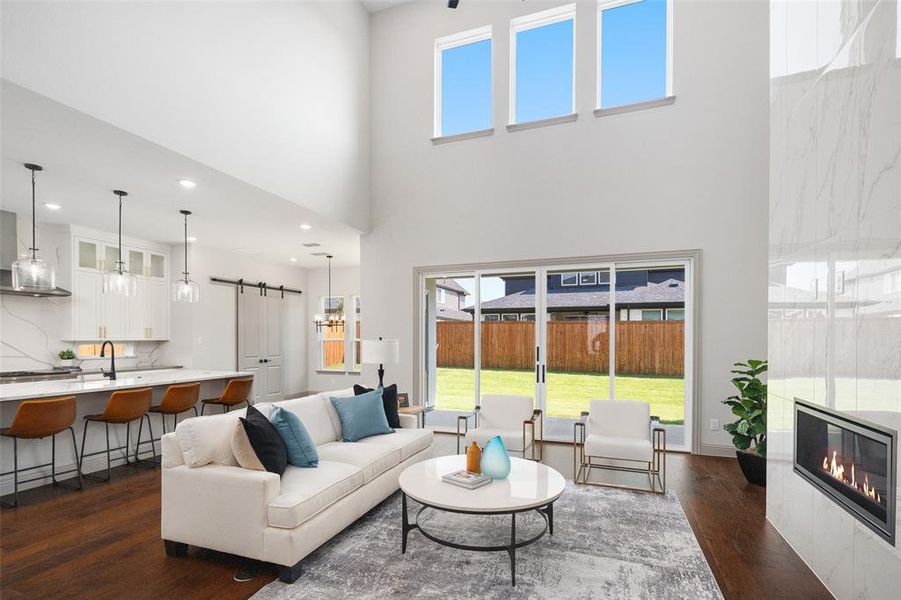 Furnished interior view inside a new home in , Frisco (Image 11).