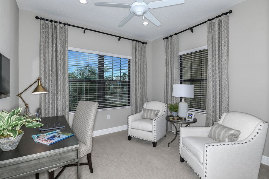 Representative furnished interior of a home built from the Tidewater 2B by Neal Communities in Vicenza, Venice (Image 11).