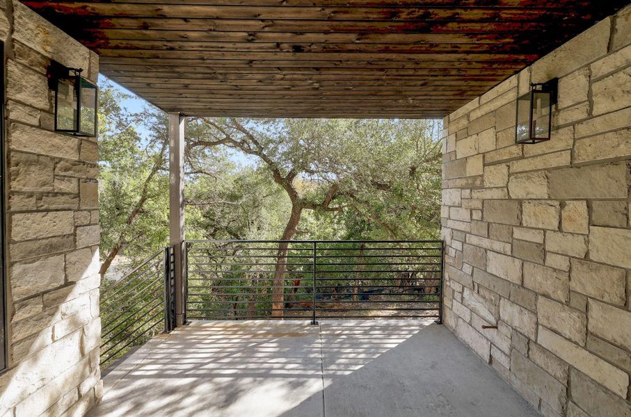 Exterior details and patio area of a home in , Austin (Image 24).