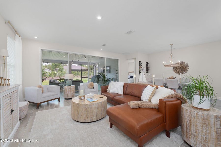 Furnished interior view inside a new home in RiverTown, St. Johns (Image 11).