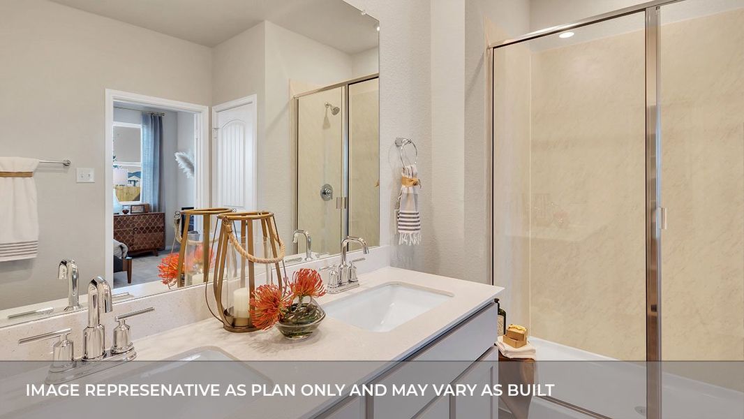 Representative furnished interior of a home built from the The Gaven by D.R. Horton in Talavera, Kyle (Image 20).