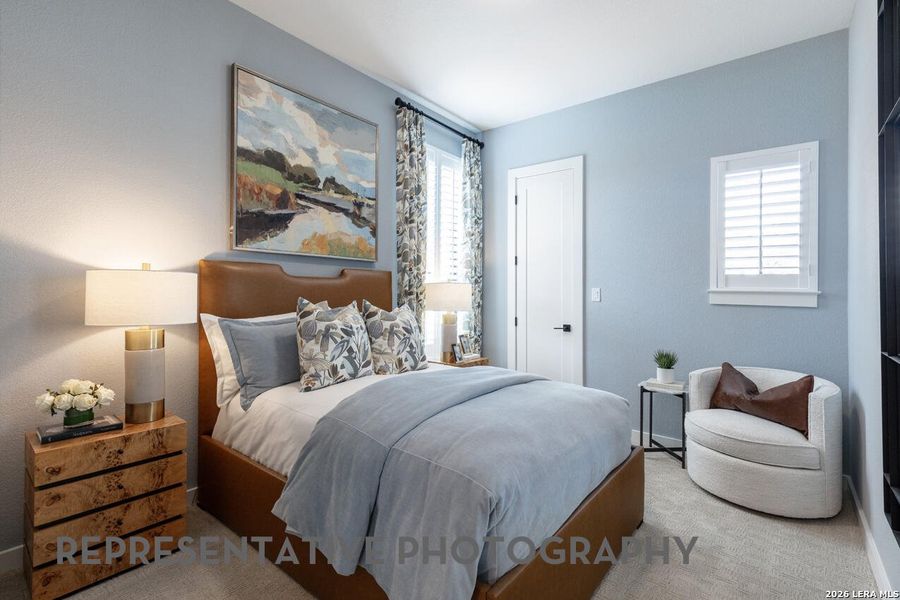 Furnished interior view inside a new home in Davis Ranch, San Antonio (Image 10).