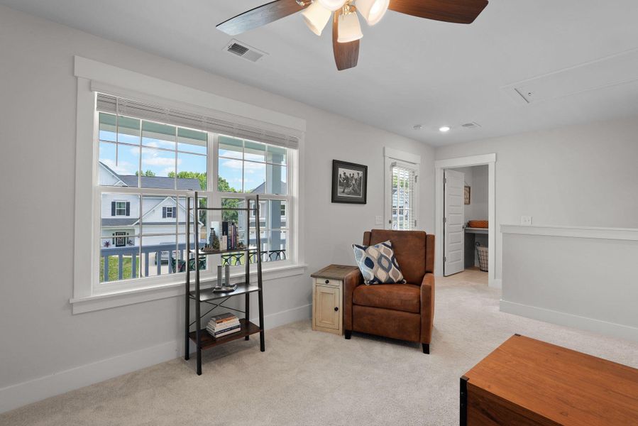 Furnished interior view inside a new home in Cordgrass Landing, Johns Island (Image 37).