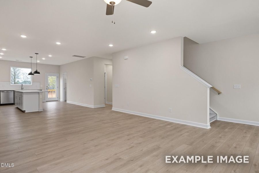 Spacious, unfurnished interior of a new home in Camden Park, Knightdale (Image 25).