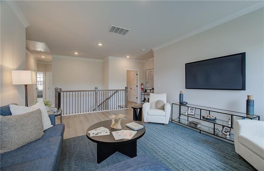 Furnished interior view inside a new home in Rosewood Lake Estates, Hoschton (Image 17).
