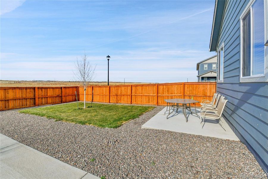 Exterior details and patio area of a home in Wolf Creek Run, Strasburg (Image 27). Exterior details and patio area of a home in Wolf Creek Run, Strasburg (Image 27).