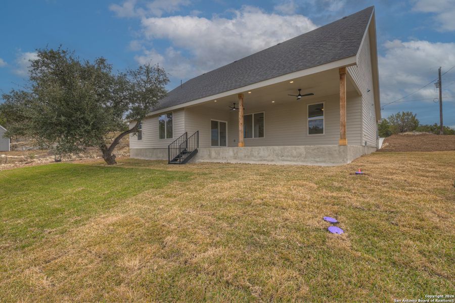 Exterior details and patio area of a home in , Canyon Lake (Image 29).