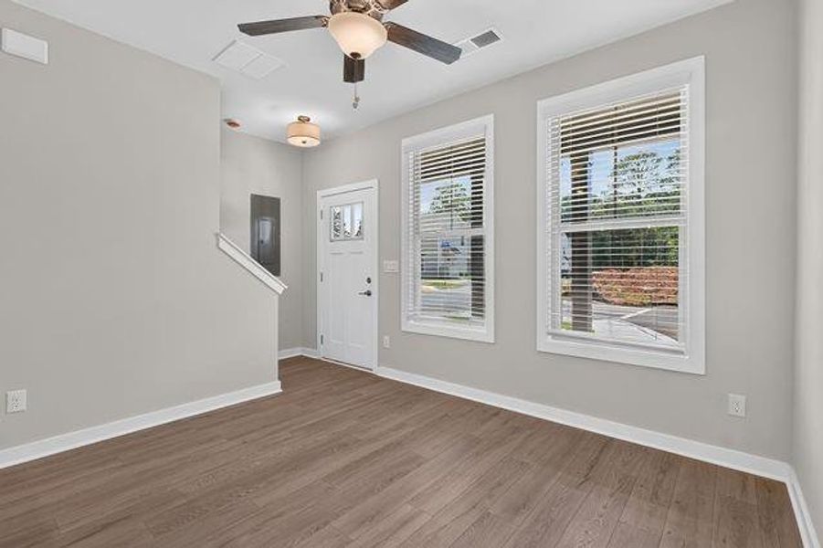 Spacious, unfurnished interior of a new home in The Cottages at East Lanier, Fayetteville (Image 21).