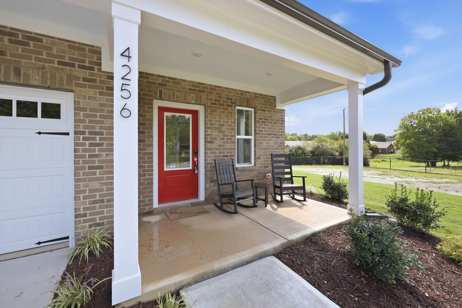 Exterior details and patio area of a home in Golden Gate, High Point (Image 3).