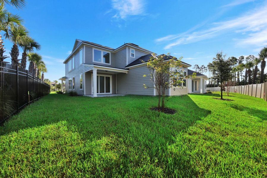 Representative exterior details of a home built from the Palmetto by Riverside Homes in Mariposa at EverRange, Jacksonville (Image 30).