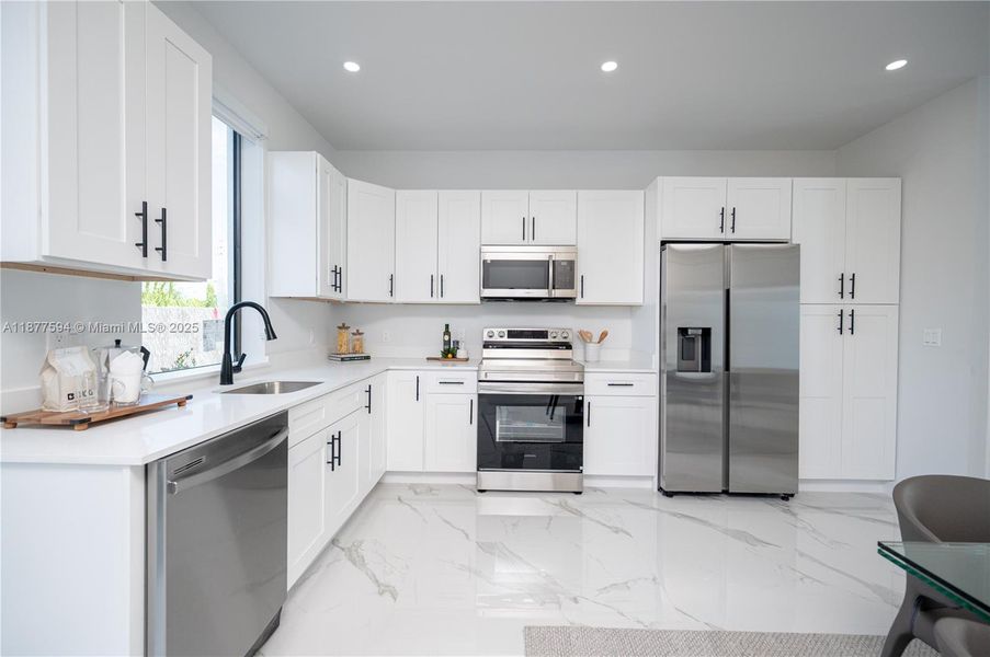 Furnished interior view inside a new home in , Florida City (Image 11).