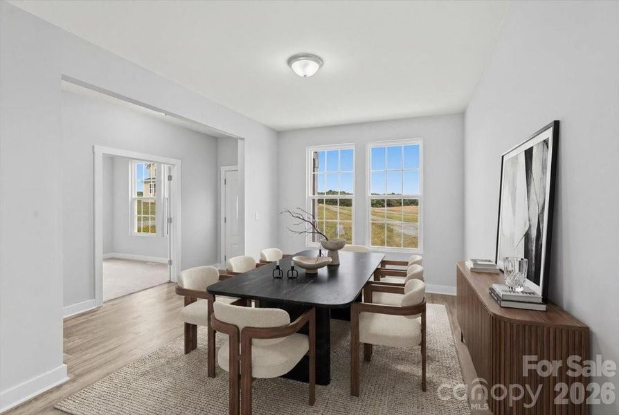 Furnished interior view inside a new home in , Monroe (Image 5).