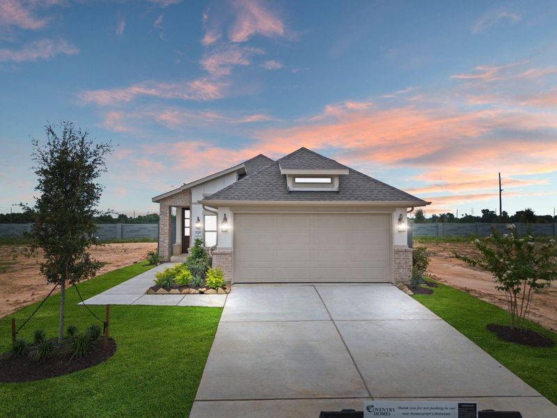 Front exterior of a new home in Jubilee, Hockley, TX, highlighting curb appeal (Image 19).