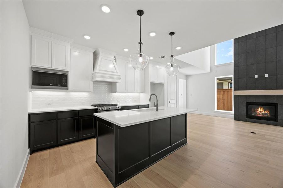 Furnished interior view inside a new home in Fields, Frisco (Image 11).