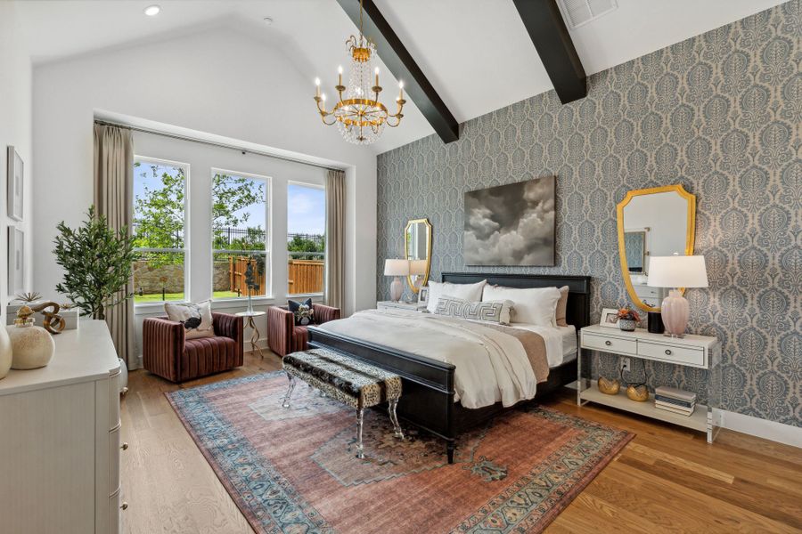 Representative furnished interior of a home built from the Hudson II by Southgate Homes in Windsong Ranch 71' Series, Prosper (Image 15).