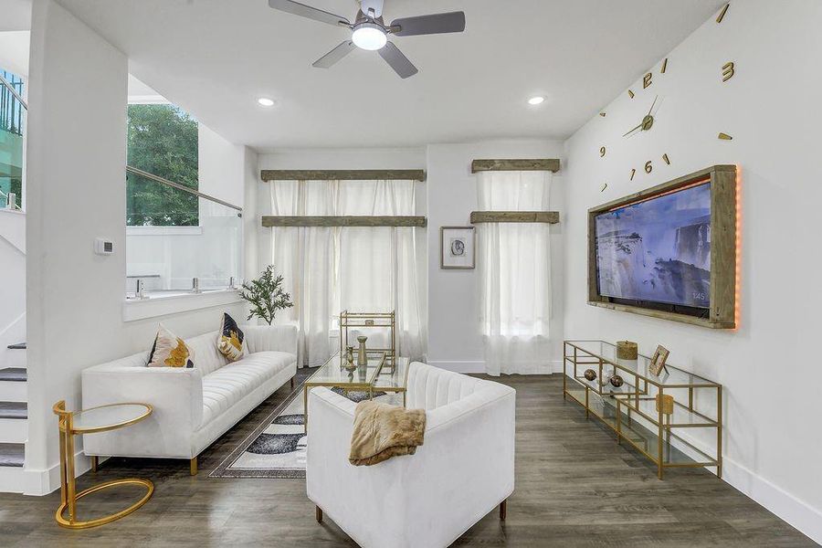 Furnished interior view inside a new home in , Houston (Image 4).