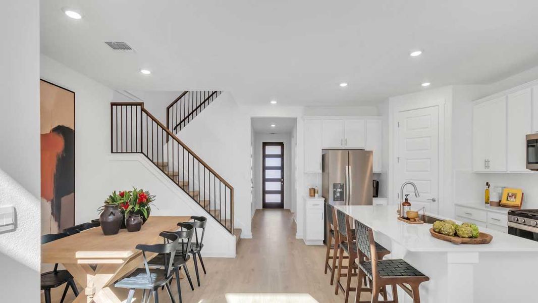Furnished interior view inside a new home in Rosenbusch Ranch, Leander (Image 17).