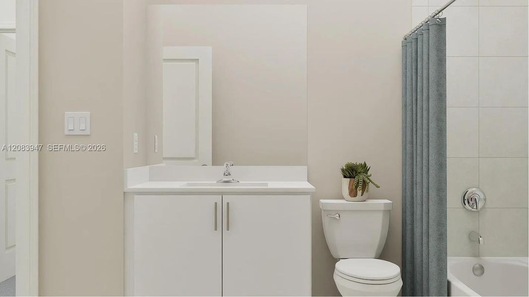 Furnished interior view inside a new home in Breezewood, Miami (Image 11).
