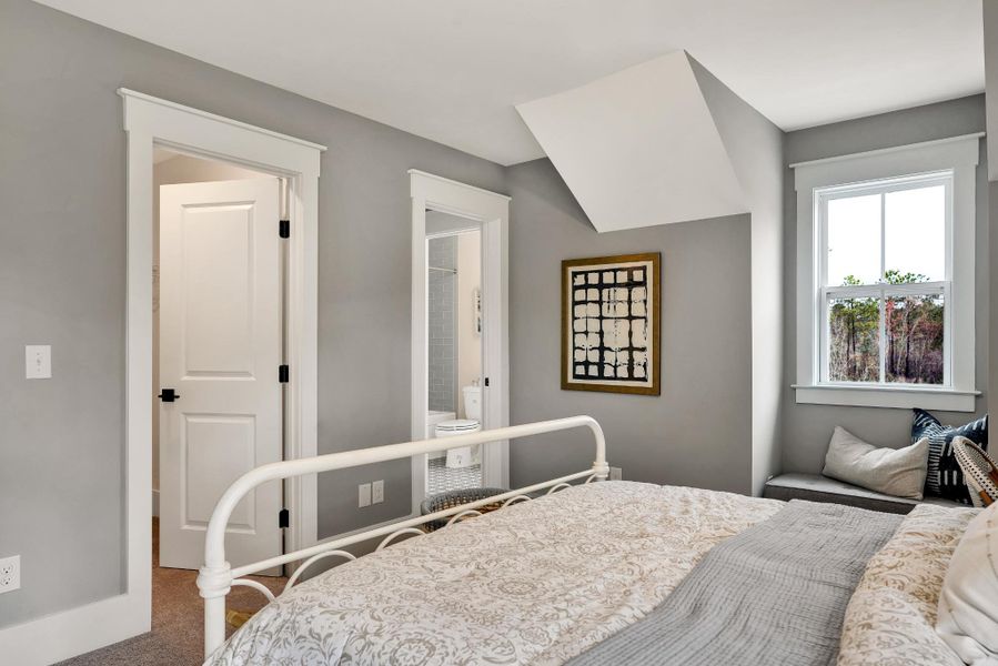 Representative furnished interior of a home built from the Harrison by Bill Clark Homes in Sidbury Landing, Wilmington (Image 47).