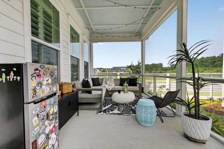 Exterior details and patio area of a home in , Summerville (Image 37). Exterior details and patio area of a home in , Summerville (Image 37).