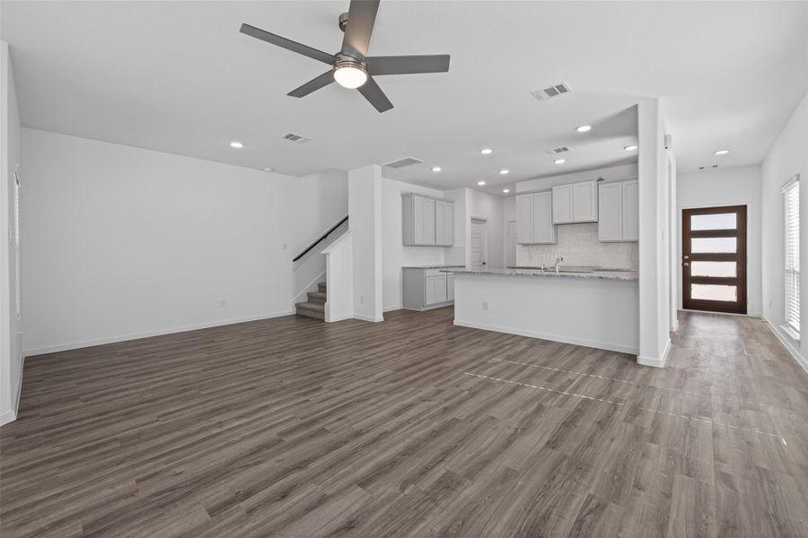 Spacious, unfurnished interior of a new home in Enclave at Willis, Willis (Image 36).