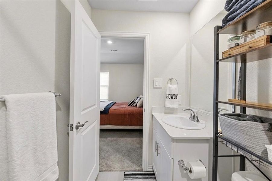 Furnished interior view inside a new home in Lakehaven - Signature Series, Farmersville (Image 9).